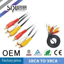 SIPU bon marché 1,8 m de haut gamme 3 RCA / 3 RCA Audio vidéo AV Câble numérique
